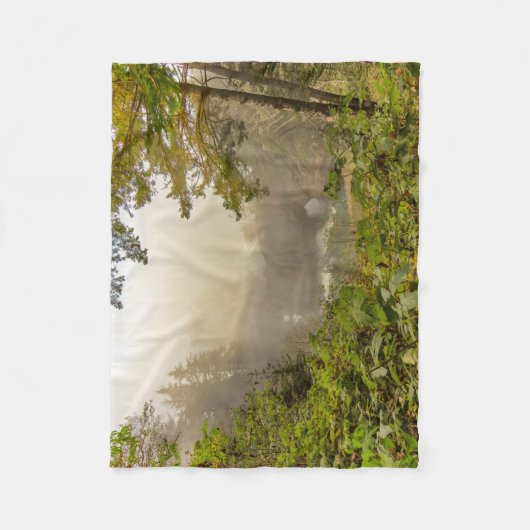 Couverture Polaire Paysage forestier et océanique (Devant)