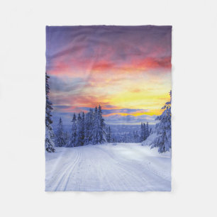 Couverture Polaire Paysage hivernal