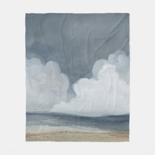 Couverture Polaire Paysage nuageux (Devant)