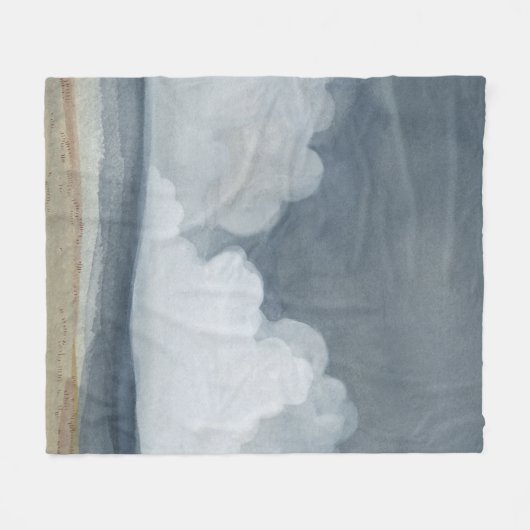 Couverture Polaire Paysage nuageux (Devant (Horizontal))