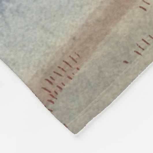 Couverture Polaire Paysage nuageux (Coin)