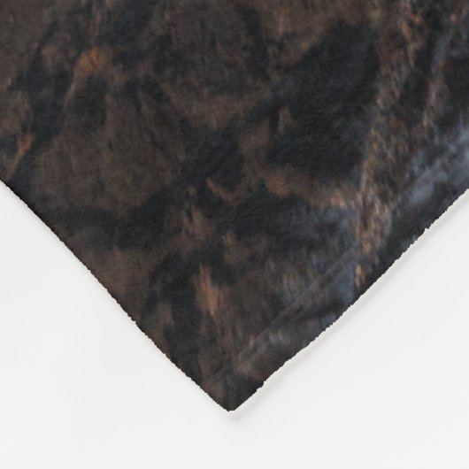 Couverture Polaire Paysage pittoresque : vue d'éruption de volcan (Coin)