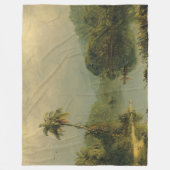 Couverture Polaire Paysage tropical Église Frédéric Edwin (Devant)