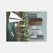 Couverture Polaire Paysage urbain (Devant (Horizontal))