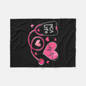 Couverture Polaire Pca Life Valentine Heart Stethoscope  (Devant (Horizontal))