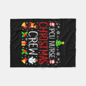 Couverture Polaire Pcu Nurse Christmas Crew Matching Xmas (Devant (Horizontal))