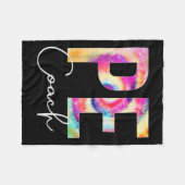 Couverture Polaire Pe Coach Tie Dye Back To School Women Appreciation (Devant (Horizontal))