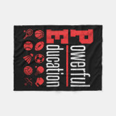 Couverture Polaire Pe Teacher Gym Physical Education School Motivatio (Devant (Horizontal))