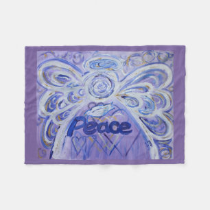 Couverture Polaire Peace Guardian Angel Art Custom Fleece Blanket
