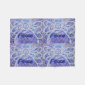 Couverture Polaire Peace Guardian Angel Art Custom Fleece Blanket (Devant (Horizontal))