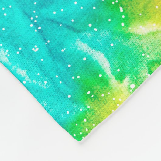 Couverture Polaire Peace Love and Music Note Tie Dye (Coin)