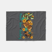 Couverture Polaire Peace Love Cowboy Western Rodeo Rodeo Life Western (Devant (Horizontal))