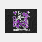 Couverture Polaire Peace Love Cure (Devant (Horizontal))