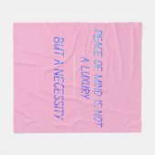 Couverture Polaire Peace of mind (Devant (Horizontal))