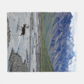 COUVERTURE POLAIRE PEACEFUL LANDSCAPE WITH REINDEER (Devant (Horizontal))