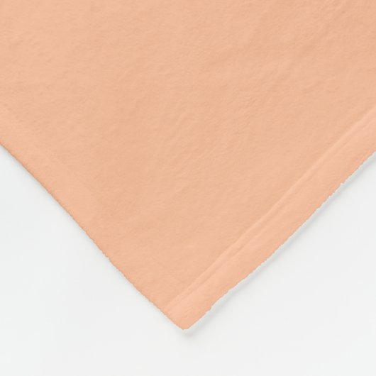 Couverture Polaire Peach Fuzz Solid (Coin)