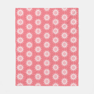 Couverture Polaire Peach Mandala