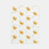 Couverture Polaire Peach Petal Blanche (Devant)