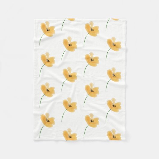 Couverture Polaire Peach Petal Blanche (Devant)