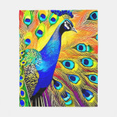 Couverture Polaire Peacock (Devant)