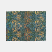 Couverture Polaire Peacock and Dragon, 1878, par William Morris (Devant (Horizontal))