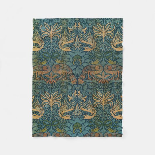 Couverture Polaire Peacock and Dragon, 1878, par William Morris (Devant)