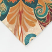 Couverture Polaire Peacock Art Morris Style (Coin)