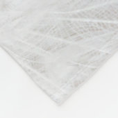 Couverture Polaire Peacock blanc belles plumes (Coin)