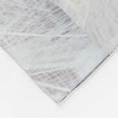 Couverture Polaire Peacock blanc belles plumes (Coin)