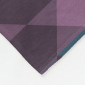 Couverture Polaire peacock blue, purple, topaz blue and thunder (Coin)