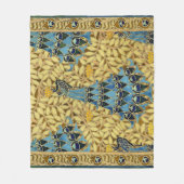 Couverture Polaire Peacocks Birds Rowan Trees Art Nouveau (Devant)