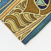 Couverture Polaire Peacocks Birds Rowan Trees Art Nouveau (Coin)