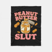 Couverture Polaire Peanut Butter Funny Peanut Butter Lovers Apparel (Devant)