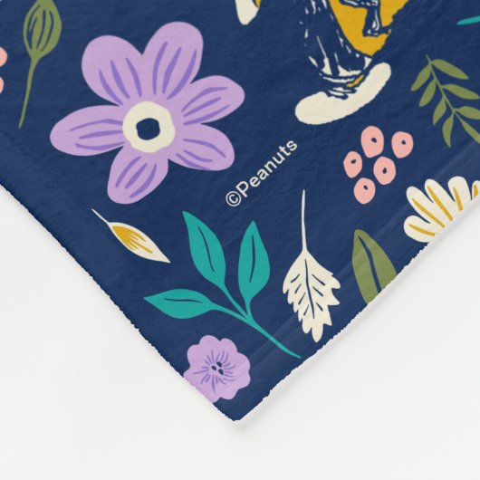 Couverture Polaire Peanuts In Bloom Pattern (Coin)