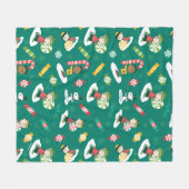 Couverture Polaire Peanuts Pepperment Dreams Motif de vacances (Devant (Horizontal))