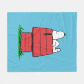 Couverture Polaire Peanuts | Snoopy faisant la sieste (Devant (Horizontal))