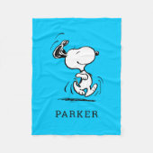 Couverture Polaire Peanuts | Snoopy Happy Dance Fleece Blanket (Devant)