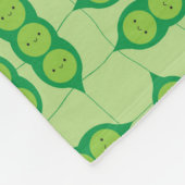 Couverture Polaire Peapods heureux (Coin)