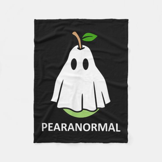 Couverture Polaire Pearanormal Cute Ghost Pear Halloween Costume Funn (Devant)