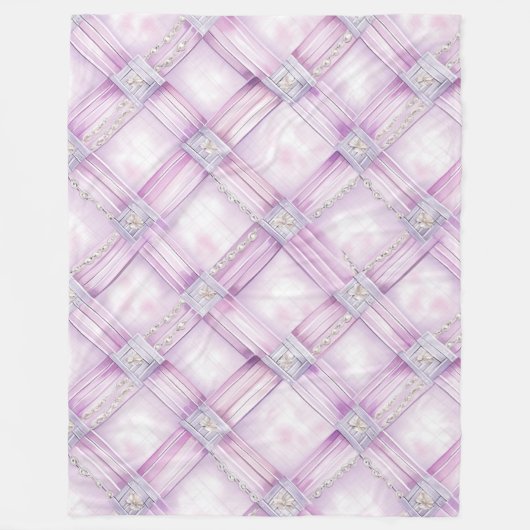 Couverture Polaire Pearl violet rose (Devant)