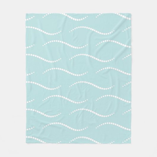 Couverture Polaire Pearl Waves (Devant)