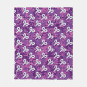 Couverture Polaire Pearle comme Aries SIGNE Zodiaque Camouflage rose (Devant)