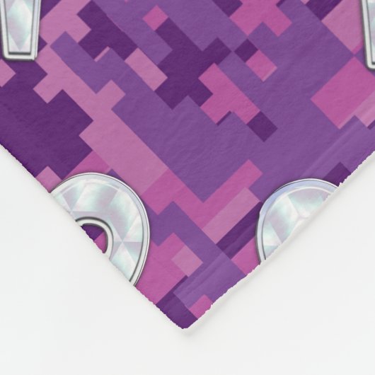 Couverture Polaire Pearle comme Aries SIGNE Zodiaque Camouflage rose (Coin)