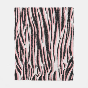 Couverture Polaire Peau animale Abstraite Impression sans joint