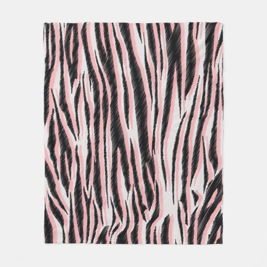 Couverture Polaire Peau animale Abstraite Impression sans joint (Devant)