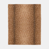 Couverture Polaire Peau //de cerfs communs (Devant)