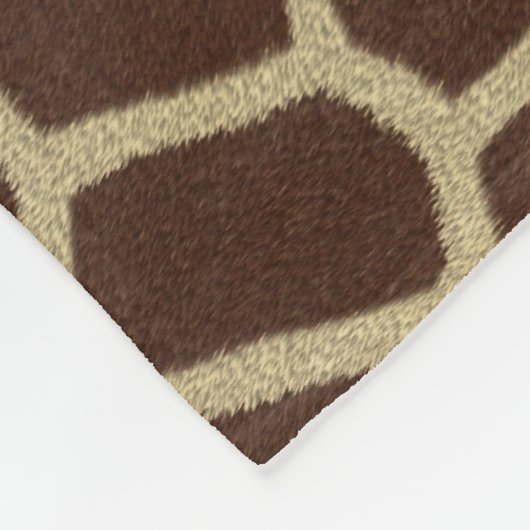 Couverture Polaire Peau de girafe (Coin)