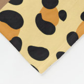 Couverture Polaire Peau de léopard sauvage (Coin)