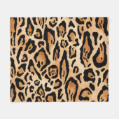 Couverture Polaire Peau léopard : Motif intemporel (Devant (Horizontal))
