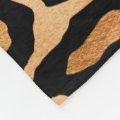 Couverture Polaire Peau léopard : Motif intemporel (Coin)